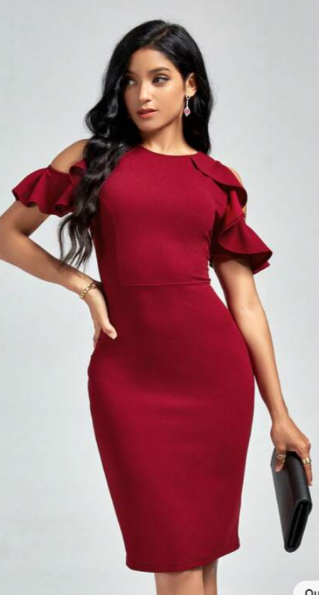 Vestido de mujer rojo sml xl