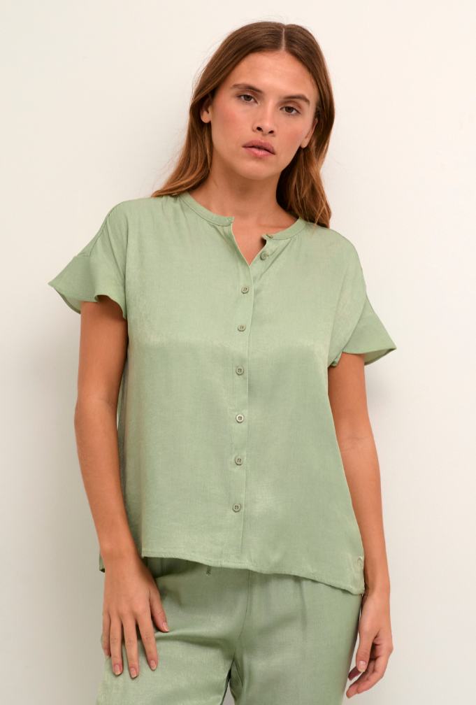 Blusa mujer denim azul verde xs sml xl xxl xxxl