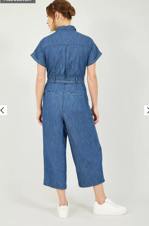 Dames jumpsuit blauw s m l xl xxl