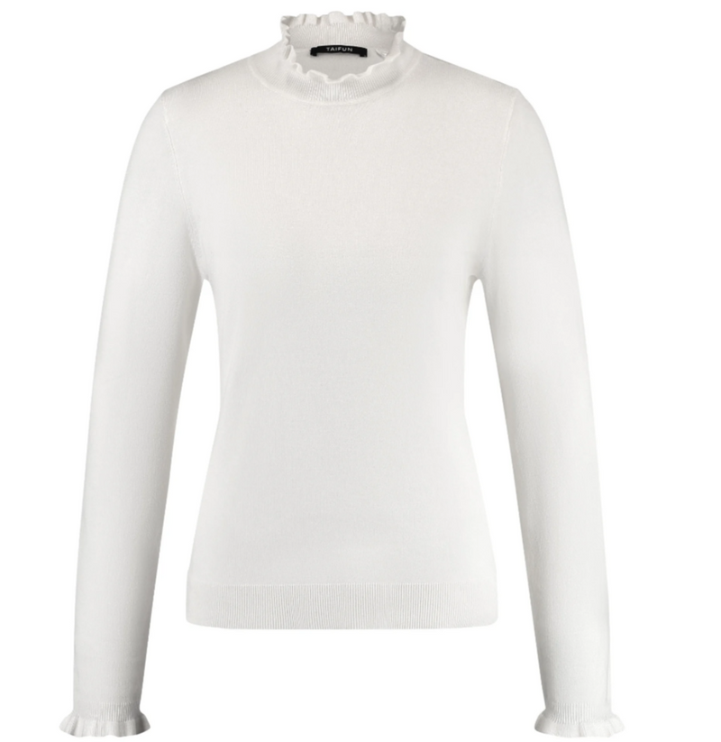 Dames witte trui xs s m l xl