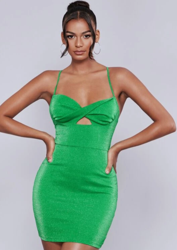 Vestido de mujer verde xs sml