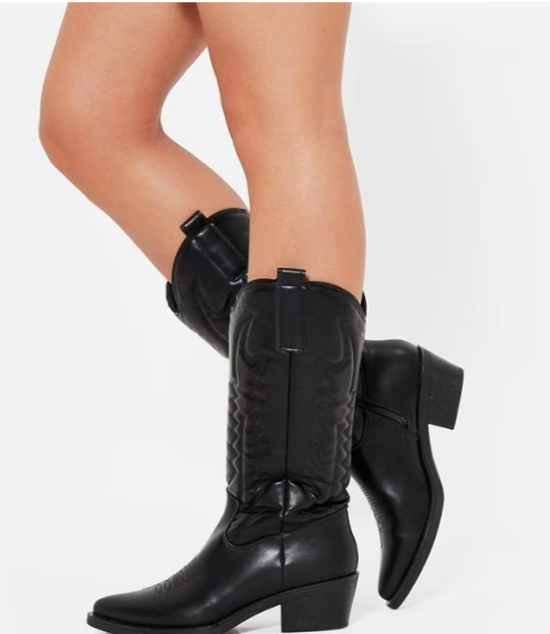 Botas de mujer blanco y negro 36 37 38 39 40 41