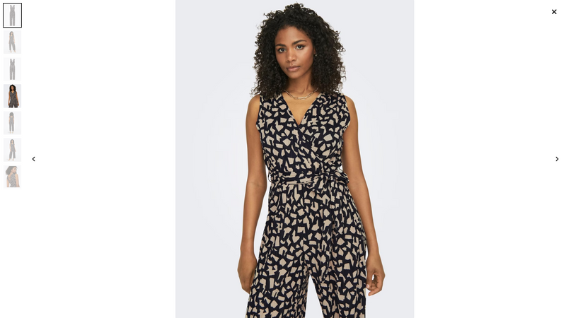 Dames jumpsuit zwart blauw xs s m l xl