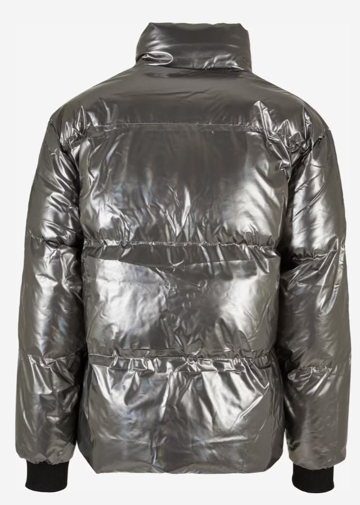 Chaqueta hombre negro plata sml xl xxl