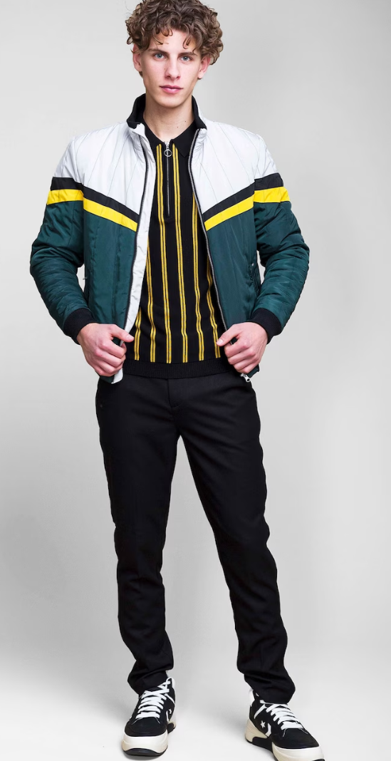 Chaqueta hombre verde xs sml xl xxl