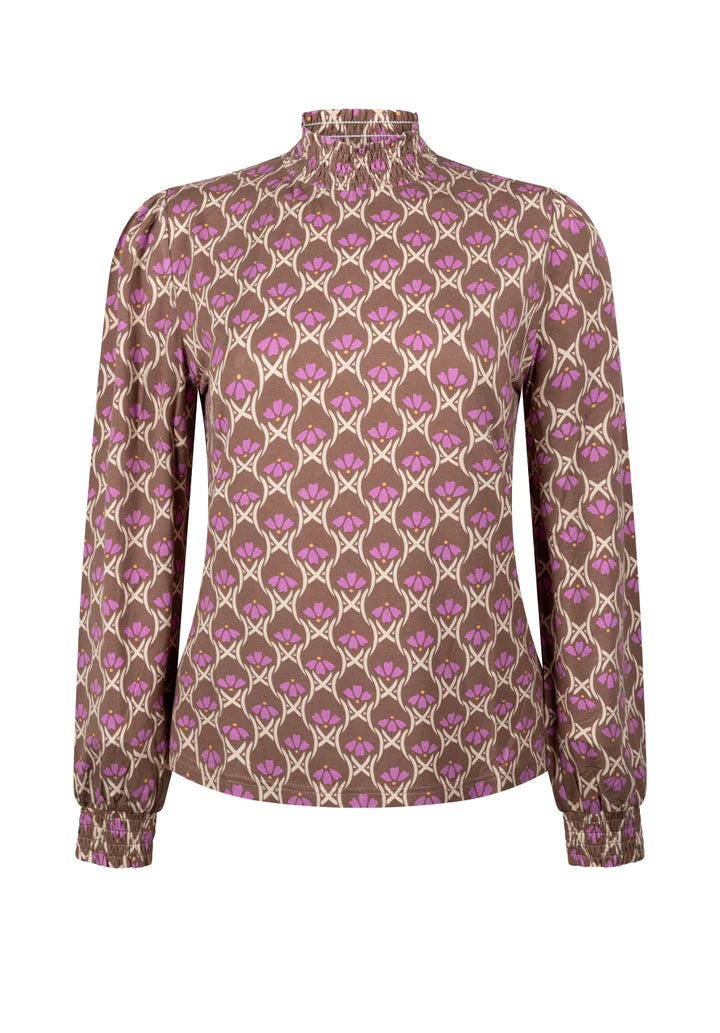 Blusa mujer beige violeta marrón xs sml xl xxl