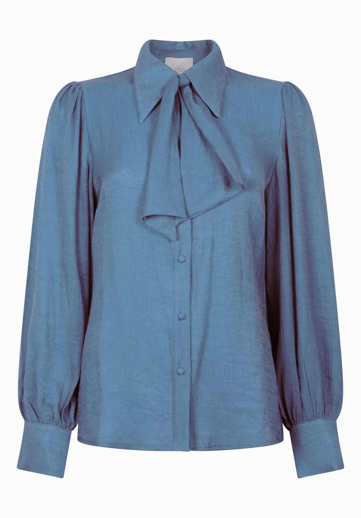 Dames blouse blauw xs s m l xl xxl