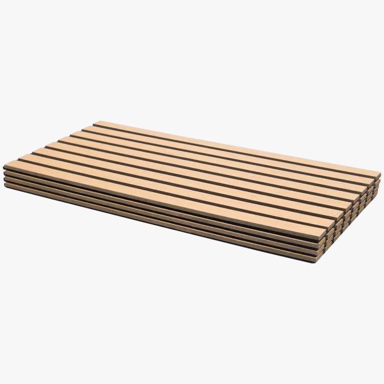 Lattenwand eiken bruin 60 x 30 x 1 cm