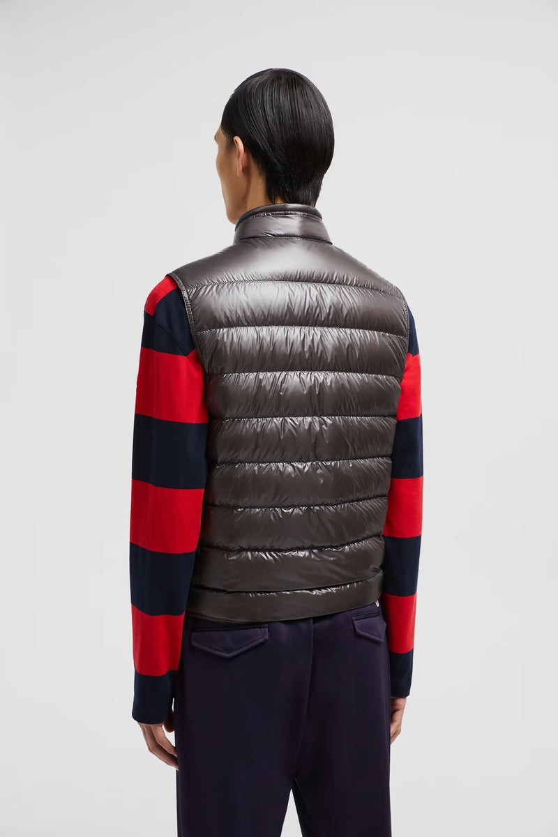 Moncler men's bodywarmer red darkbrown darkgray s m l xl xxl