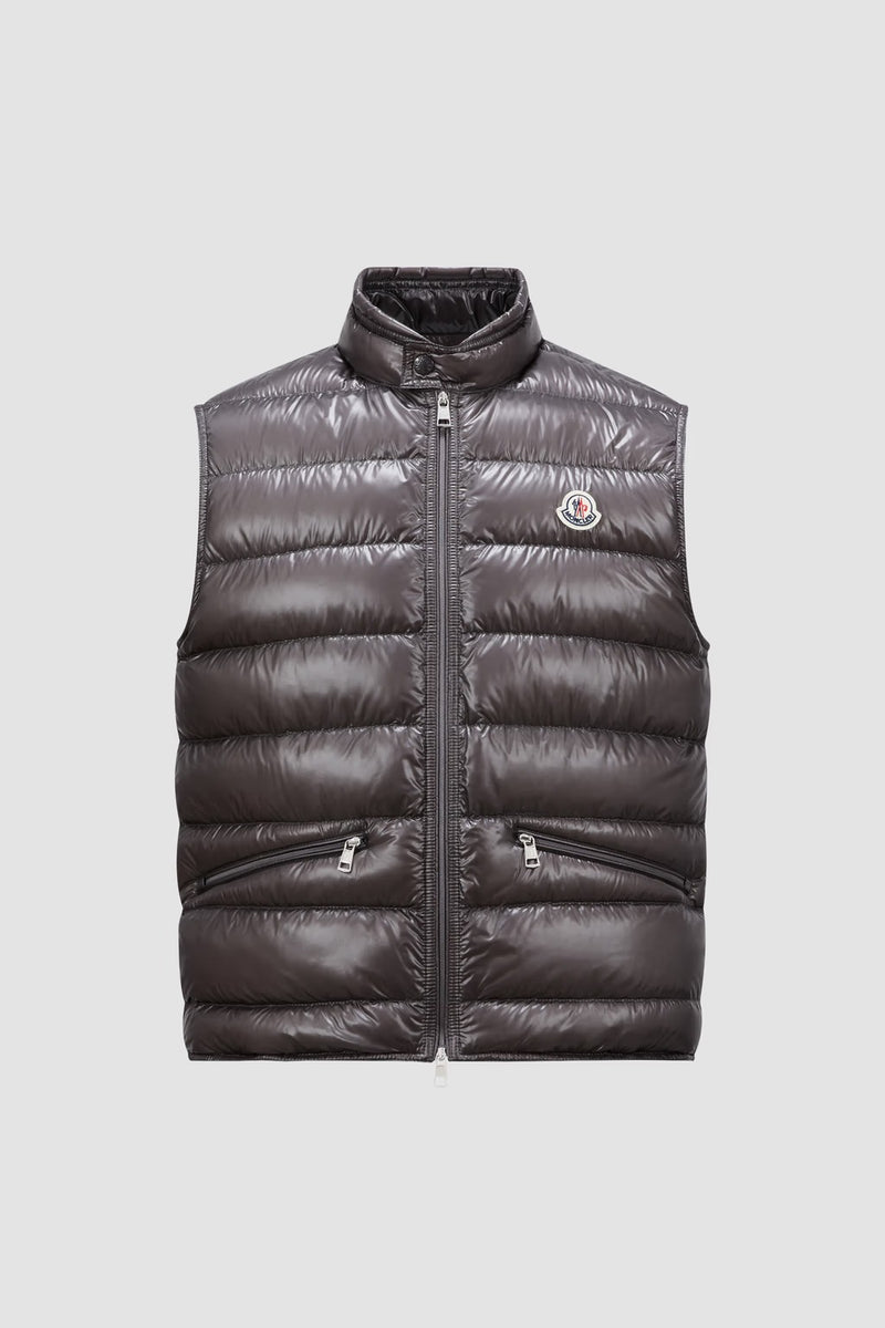 Moncler men's bodywarmer red darkbrown darkgray s m l xl xxl