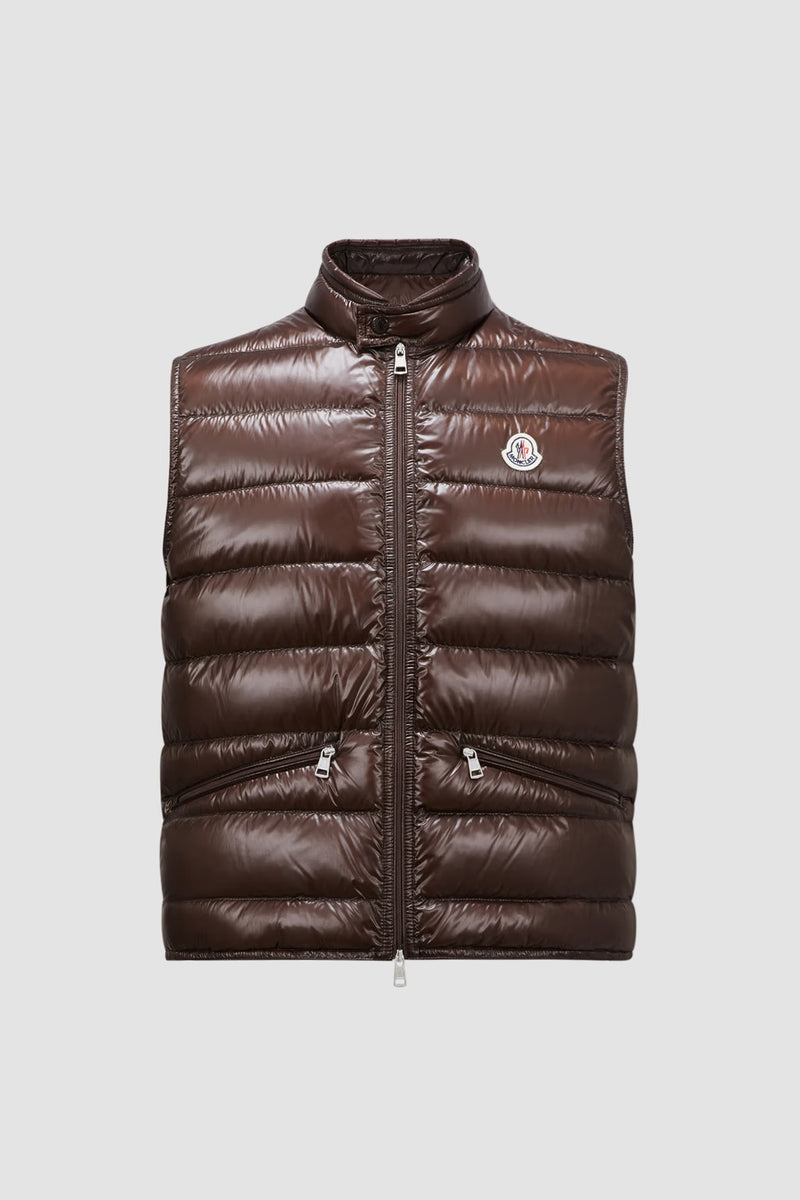 Moncler men's bodywarmer red darkbrown darkgray s m l xl xxl