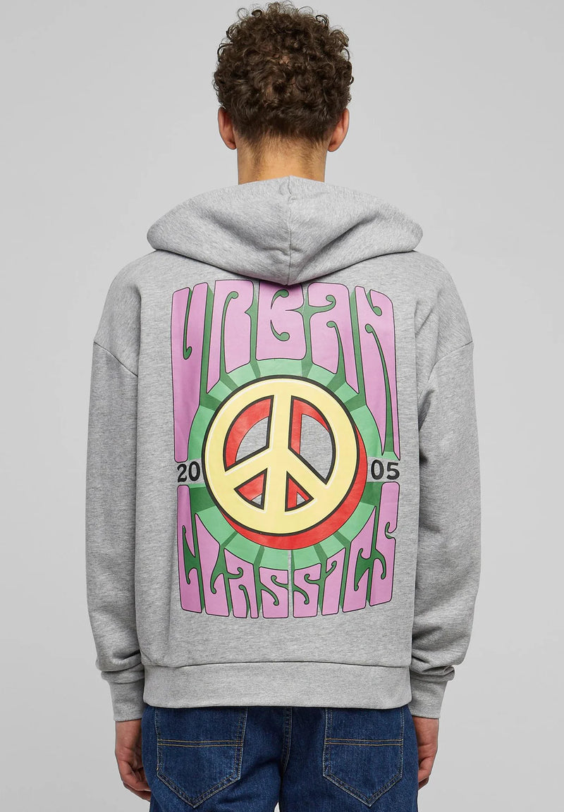 Big peace hoody - Hoodie - grey XS S M L XL XXL