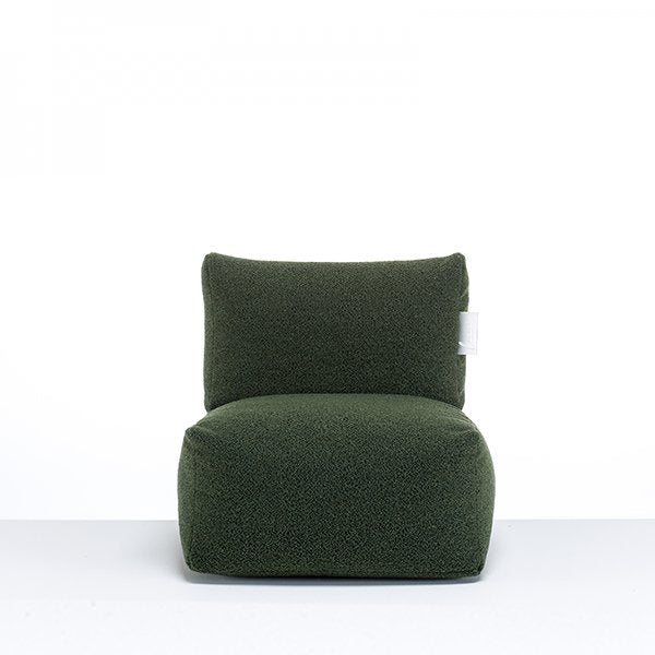 Sillón otomano puf terciopelo infantil gris oscuro negro natural verde oscuro cuero gris marrón oscuro48 x 48 x 50 x 23 ancho x fondo x alto respaldo x alto asiento