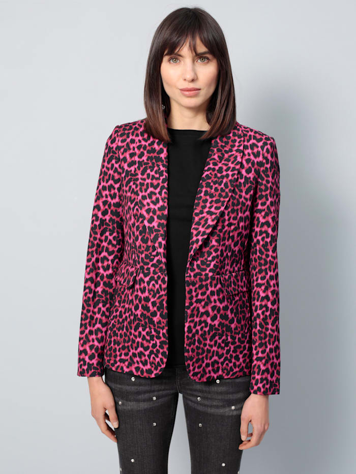 Blazer mujer estampado leopardo rosa negro sml xl xxl xxxl xxxxl xxxxxl