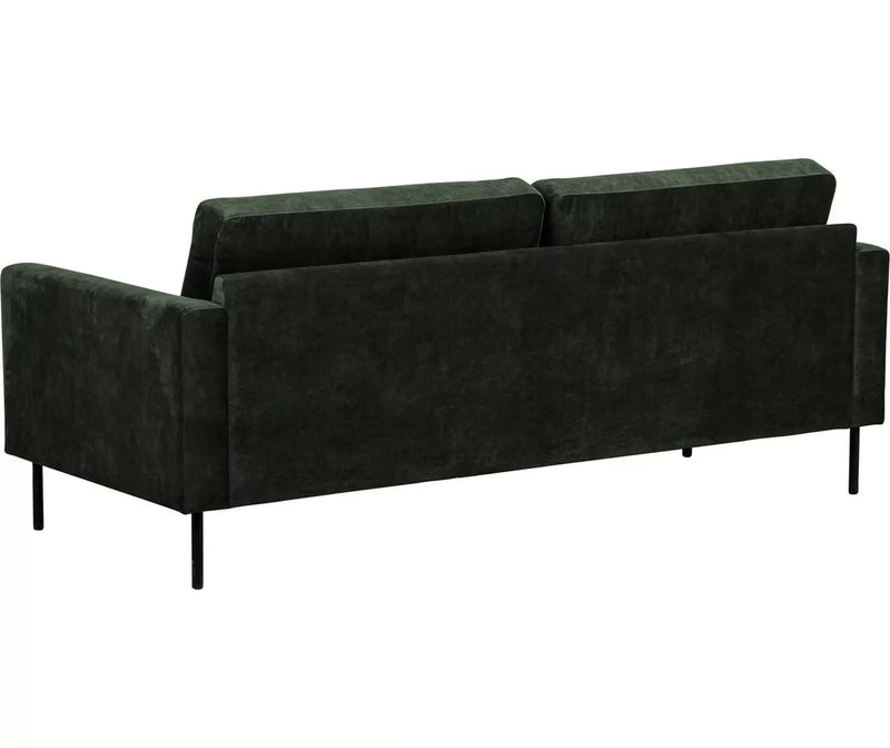 Conjunto de sofás de 2 plazas Swifterbant marrón negro gris oscuro Ancho 184 cm Fondo 86 cm Alto 84 cm Alto asiento 45 cm