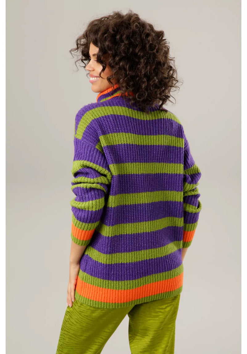 Jersey mujer verde violeta naranja 34 36 38 40 42 44 46