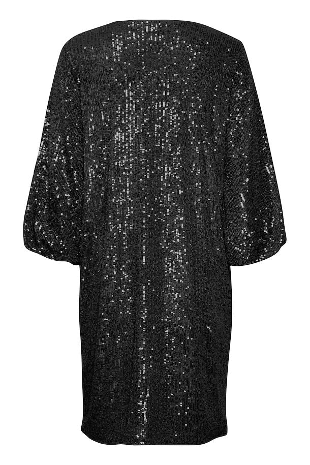 Vestido mujer negro brillo xs sml xl