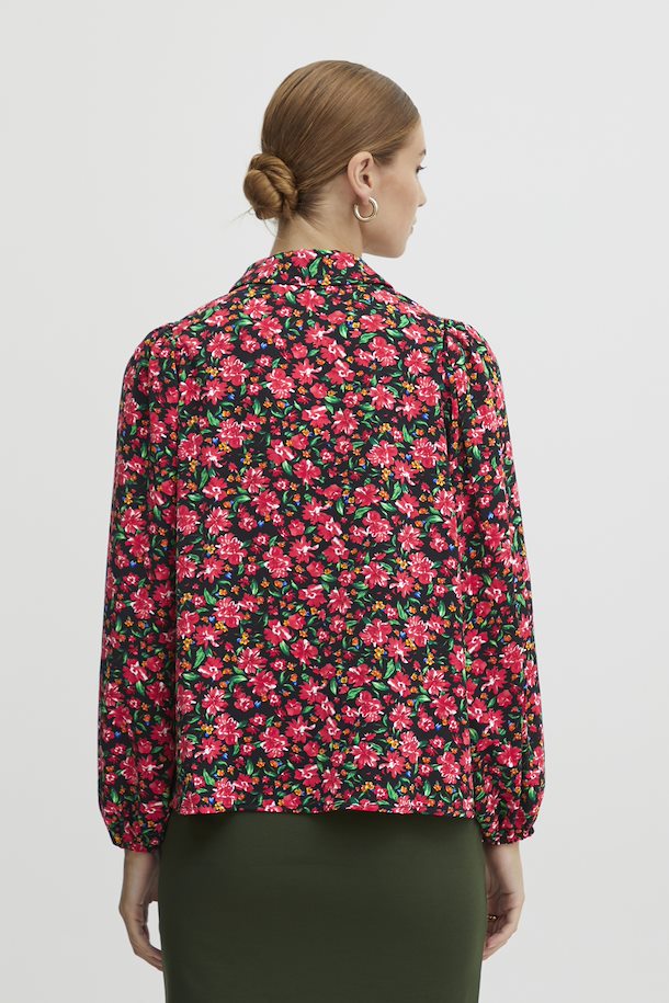 Blusa mujer flores rosa xs sml xl