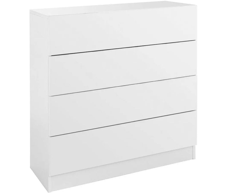 Ladekast Dressoir modern wit zwart Breedte 76 cm Diepte 35 cm Hoogte 79 cm