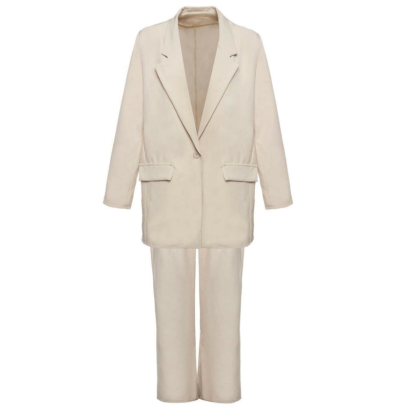 Dames broekpak roze zwart beige onesize