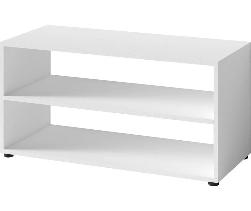 Mueble TV mueble alto blanco Ancho 90 cm Fondo 39 cm Alto 45 cm