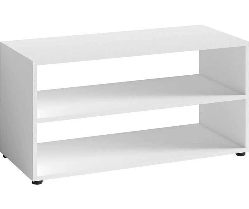 Mueble TV mueble alto blanco Ancho 90 cm Fondo 39 cm Alto 45 cm