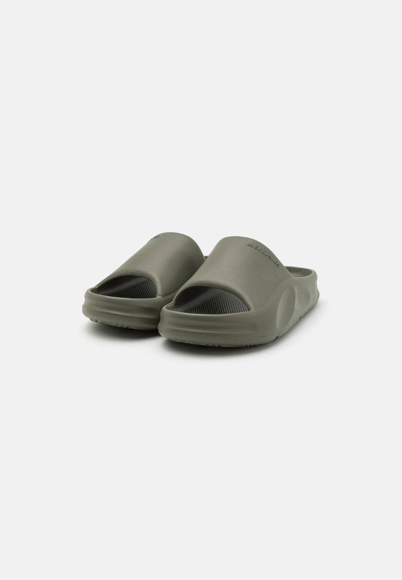 Heren Badslippers - olive night 38 39 40 41 42 43 44