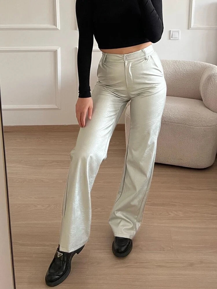 https://www.hellomylovestore.com/en/calla-faux-leather-straight-leg-trousers-silver.html