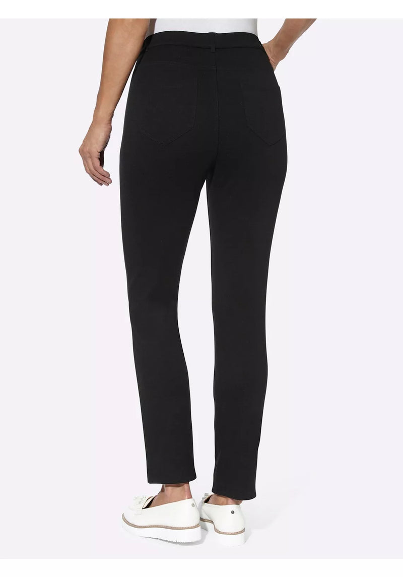 Pantalón confort mujer negro 36 38 40 42 44 46 48 50 52 54