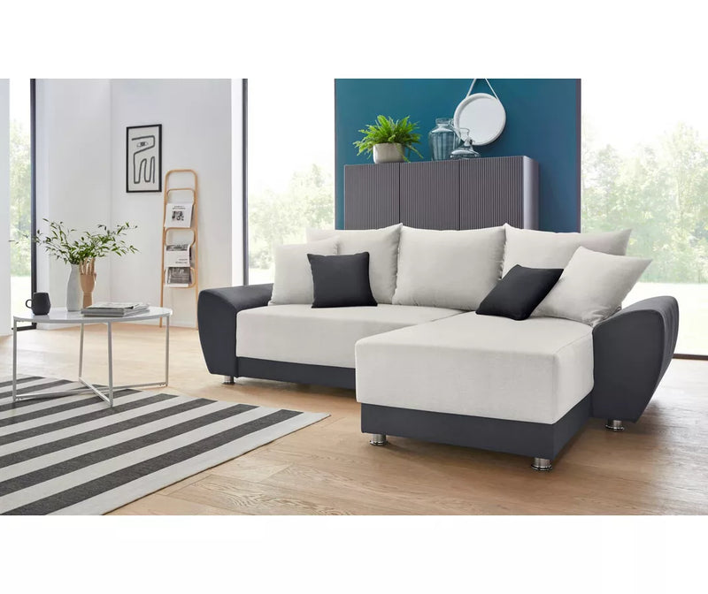 Conjunto de sofás de 2 plazas Swifterbant gris antracita ancho 248 cm fondo 162 cm alto 84 cm alto asiento 42 cm