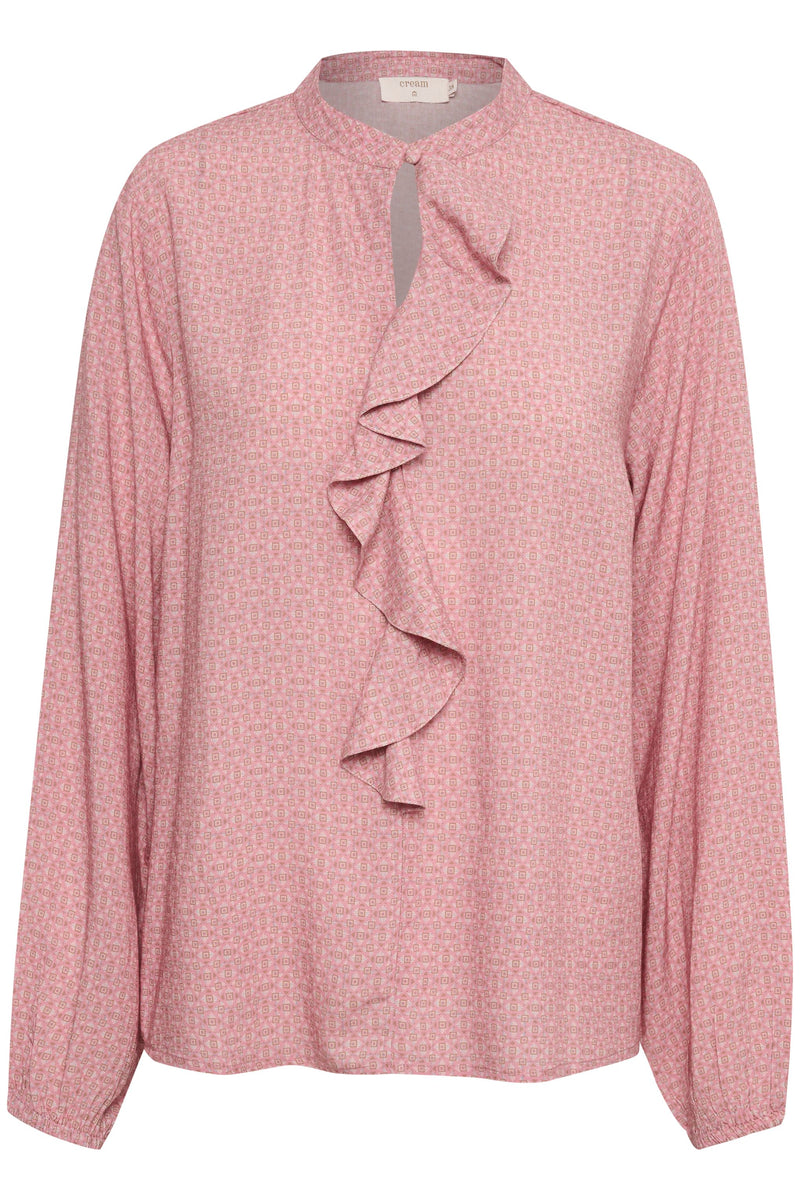 Dames blouse roze xs s m l xl xxl xxxl