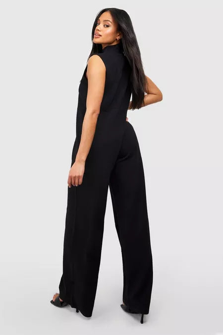 Dames jumpsuit zwart s m l