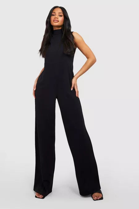 Dames jumpsuit zwart s m l