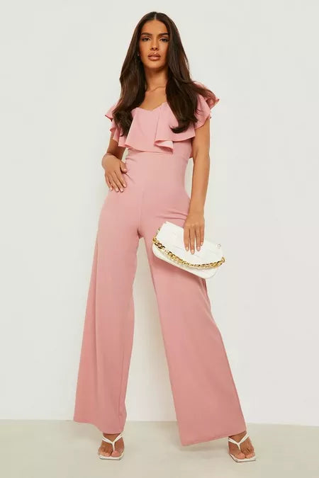 Dames jumpsuit roze paars blauw s m l xl