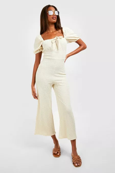 Dames jumpsuit m l zwart wit