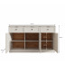 Dressoir Leroy - Wit eiken - 146 cm