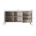 Dressoir Lima - Zwart - 163 cm