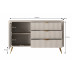 Dressoir Lima - Zwart - 138 cm