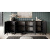 Dressoir Loren - Antraciet - 203 cm