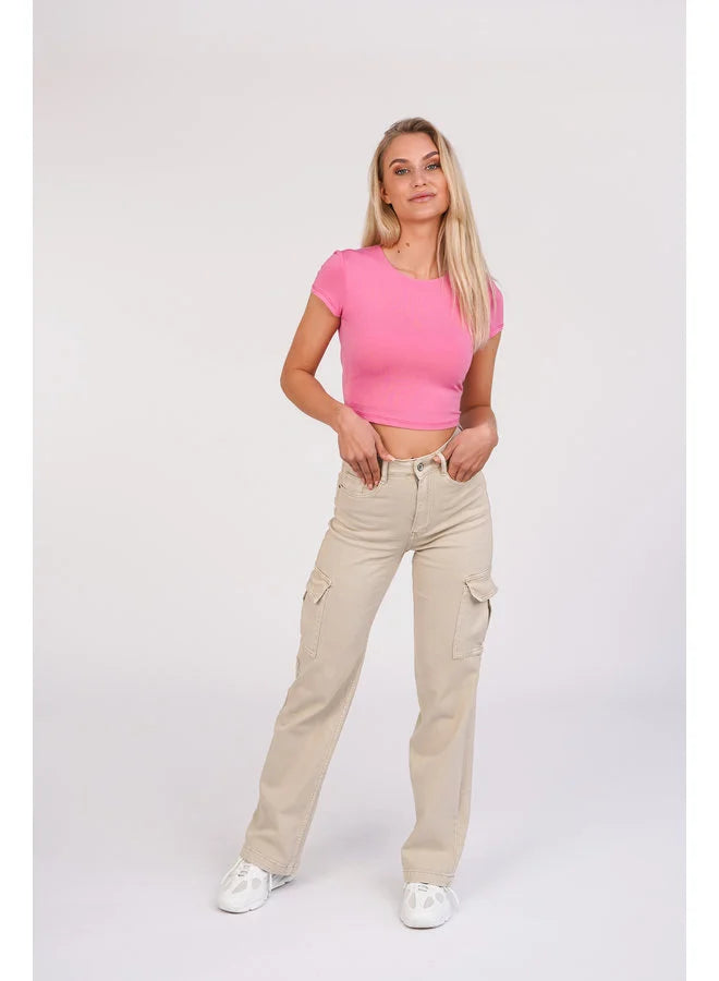 Pantalón mujer beige negro xs sml xl