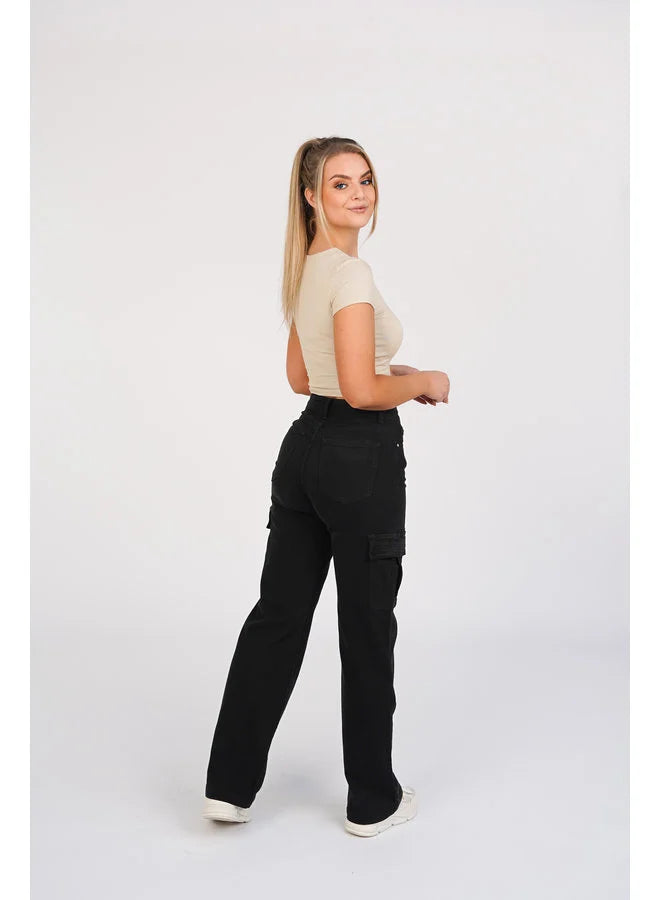 Pantalón mujer beige negro xs sml xl