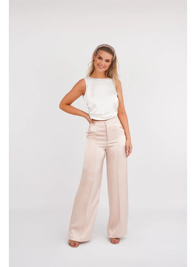 Pantalón mujer gris beige xs sml