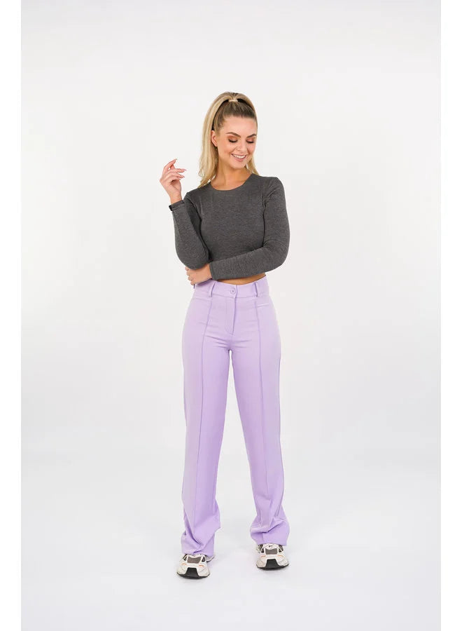 Pantalón de mujer arena violeta claro beige negro sml