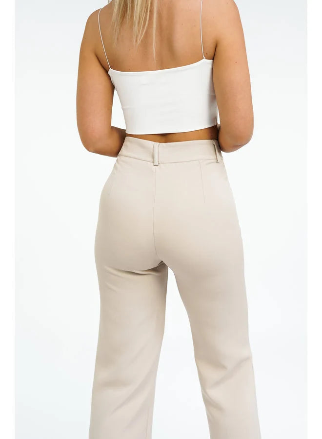 Pantalón de mujer arena violeta claro beige negro sml