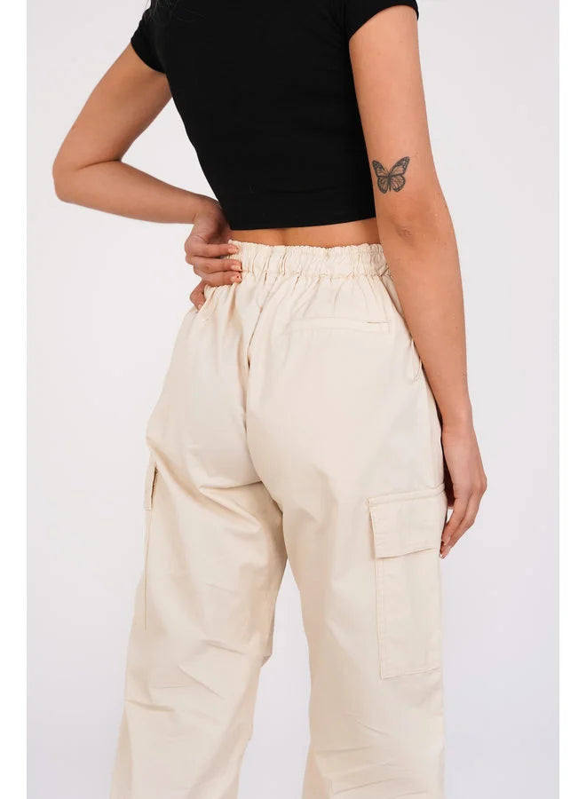 Dames broek zwart khaki beige xs s m l xl