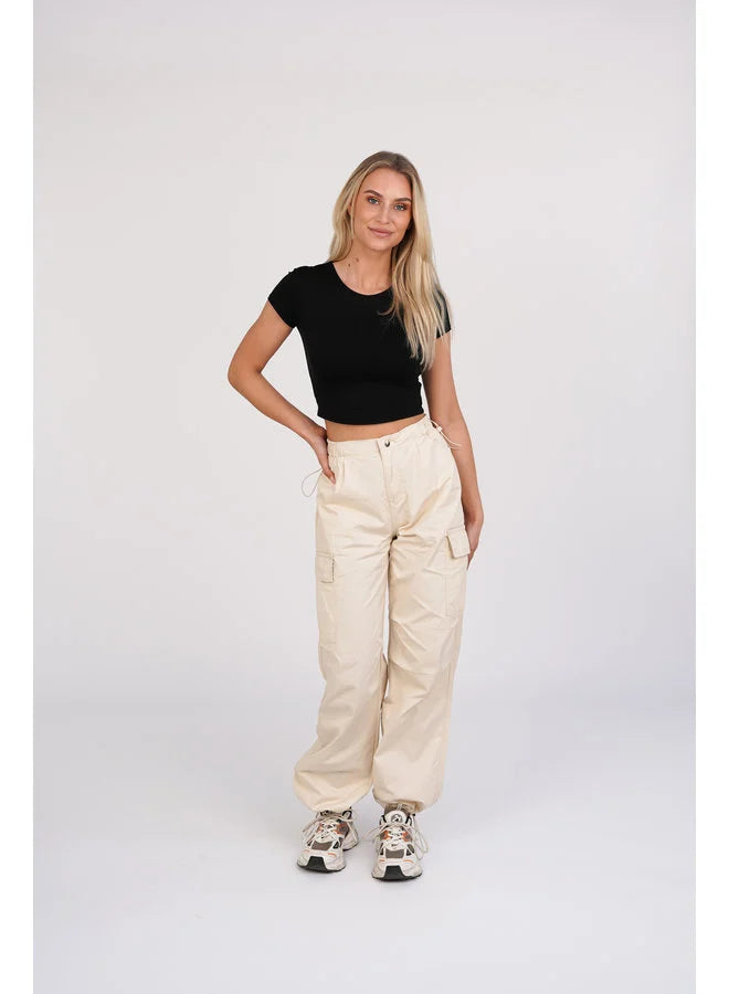 Pantalón mujer negro caqui beige xs sml xl