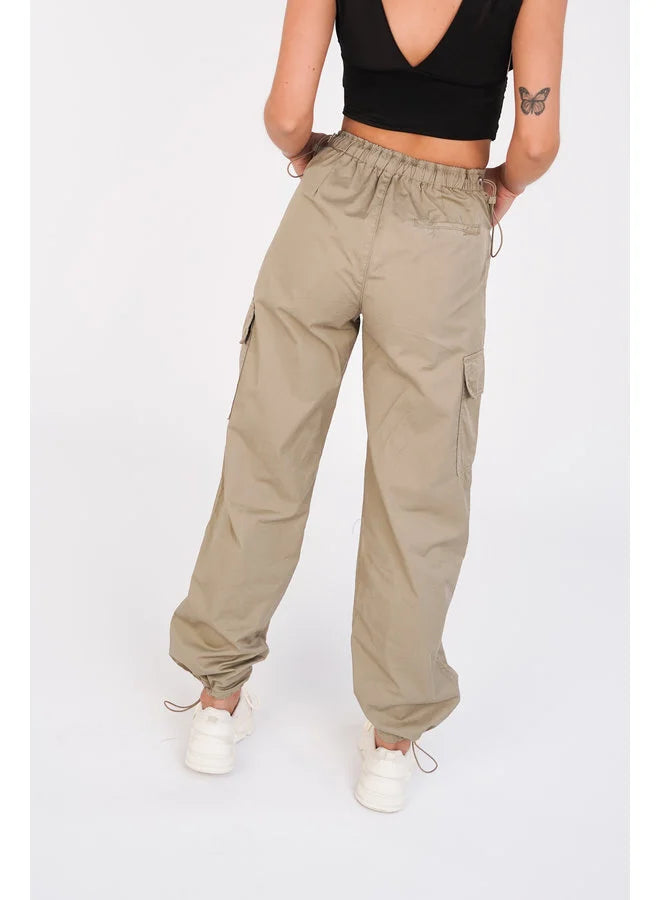 Dames broek zwart khaki beige xs s m l xl