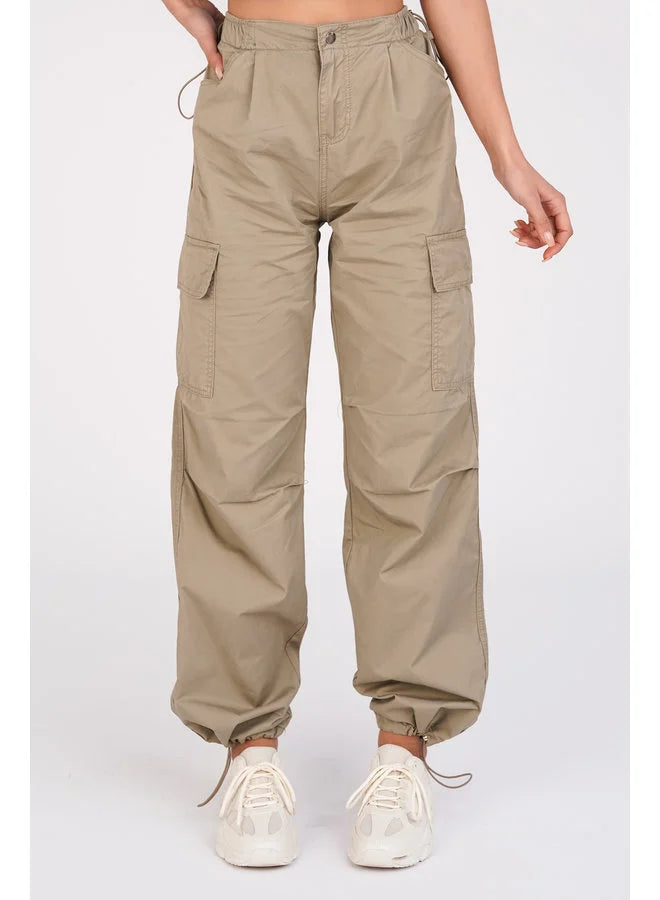 Dames broek zwart khaki beige xs s m l xl