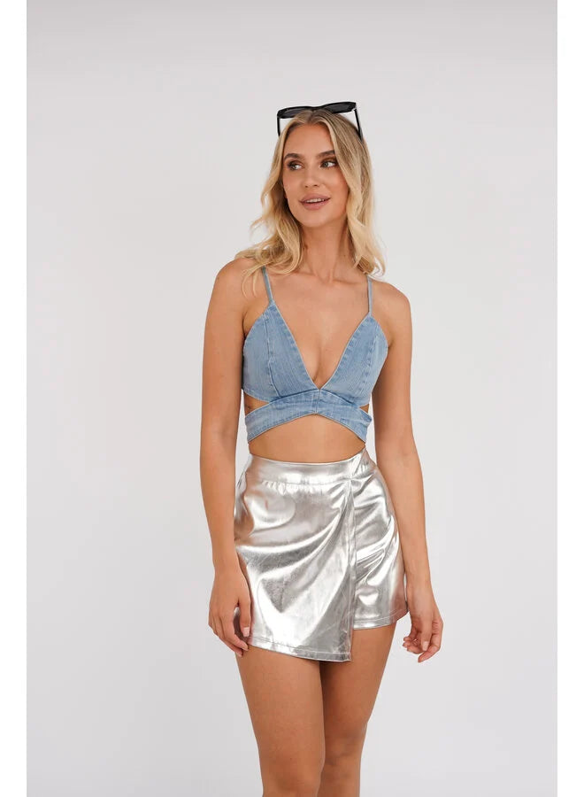 https://www.esuals.nl/metallic-skort-roze-millia.html