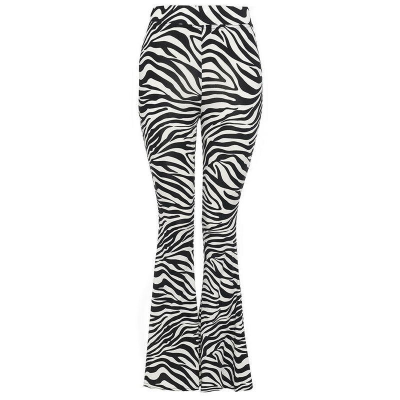 Dames broek zebraprint s/m m/l